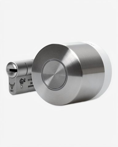 Nuki Smart Lock Ultra, cerradura electrónica von Bluetooth, WiFi & Matter, Integración sencilla en el Smart Home, Abrir la puerta con acceso