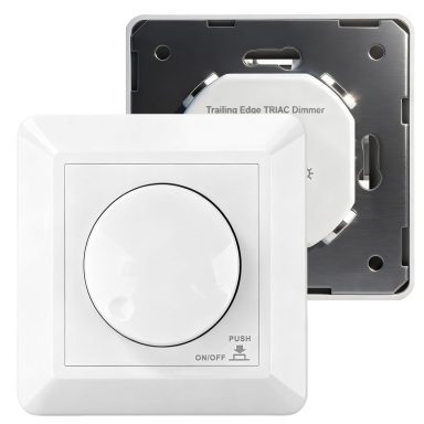 Regulador de intensidad led 230V dimmer interruptor regulador de luz 5-400W Incrustado regulables perilla de dimmer apto para lámparas LED m