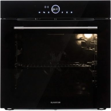 Klarstein Horno Electrico Empotrable Inteligente, Hornos Cocina Integrados 11 Modos con Función Descongelación, Convección, grill, 73L Horno