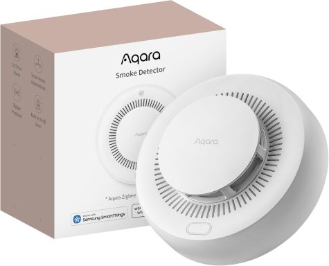 Aqara Detector de Humo, Requiere Aqara Hub Zigbee 3.0, Sirena de 85 dB
