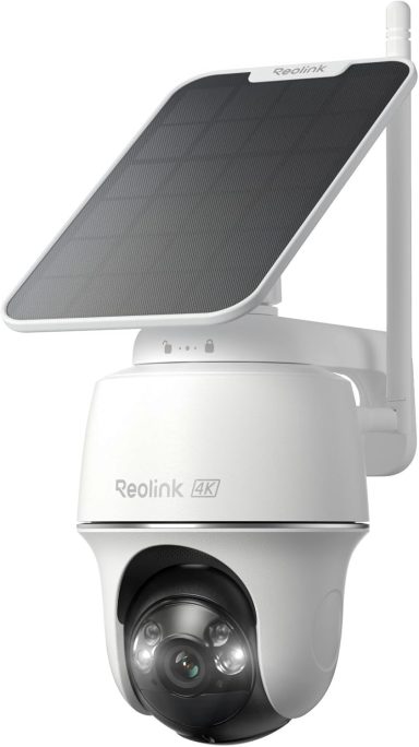 Reolink 4K 360° PT Camara Vigilancia WiFi Exterior Solar, Auto-Seguimiento